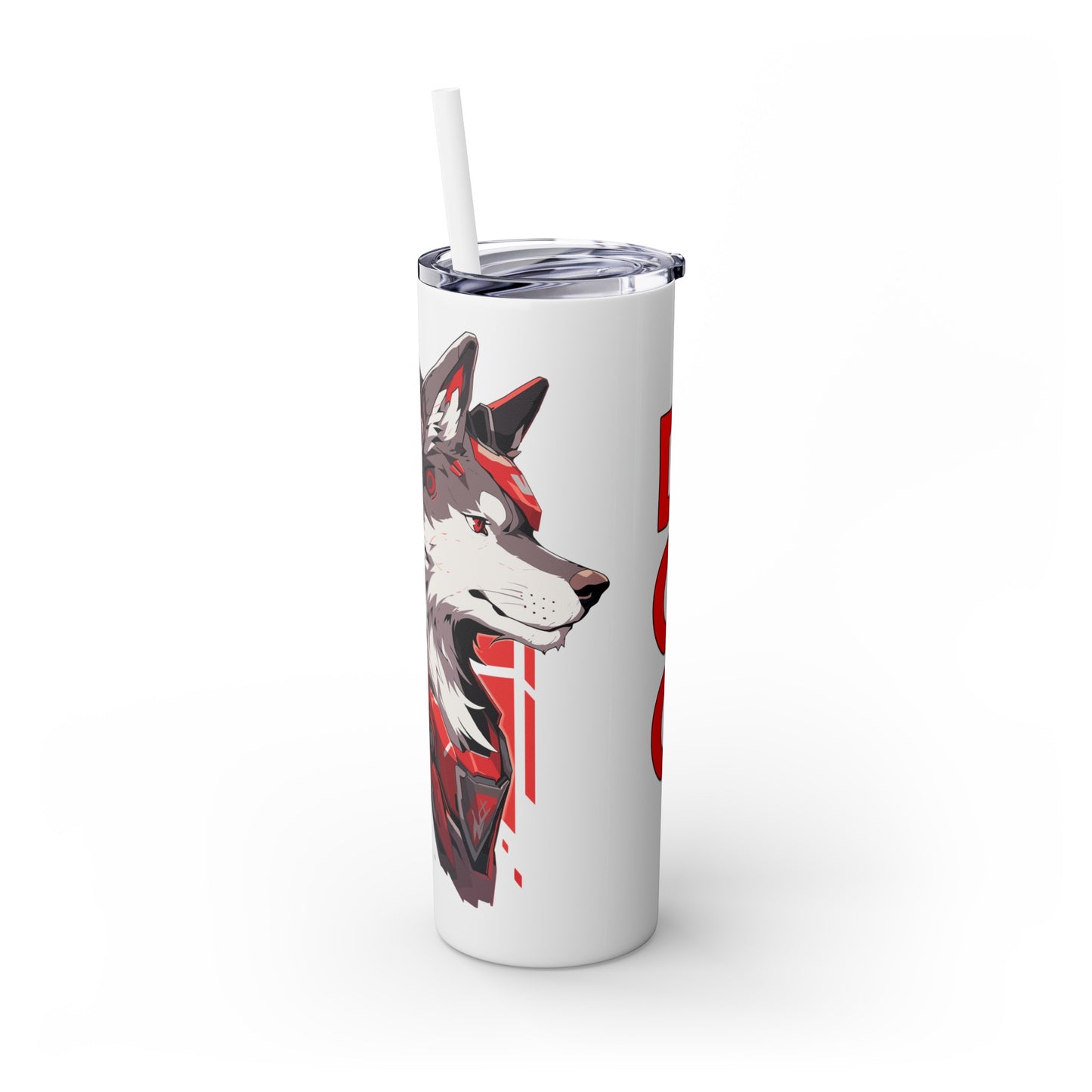 Mascot Logo, 20 Oz Tumbler, Stainless Steel, Leakproof T20-2405-Mascot-Dog-009