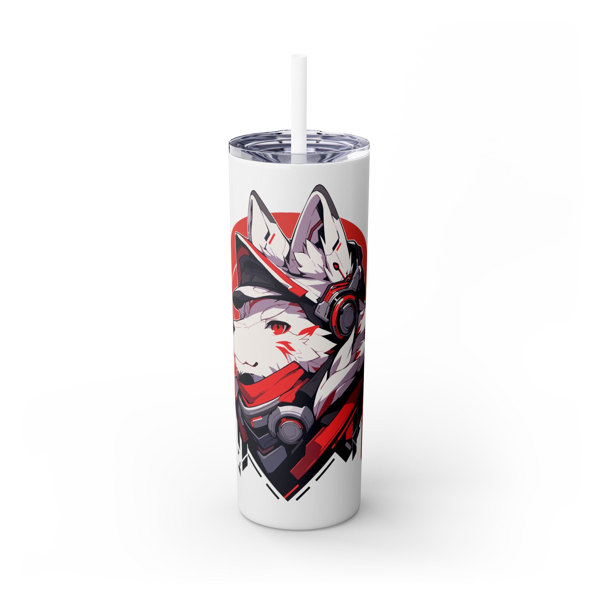 吉祥物标志，20盎司不锈钢杯，防漏 T20-2405-Mascot-Dog-010