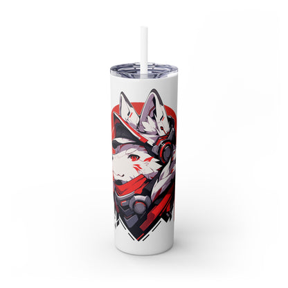 Mascot Logo, 20 Oz Tumbler, Stainless Steel, Leakproof T20-2405-Mascot-Dog-010