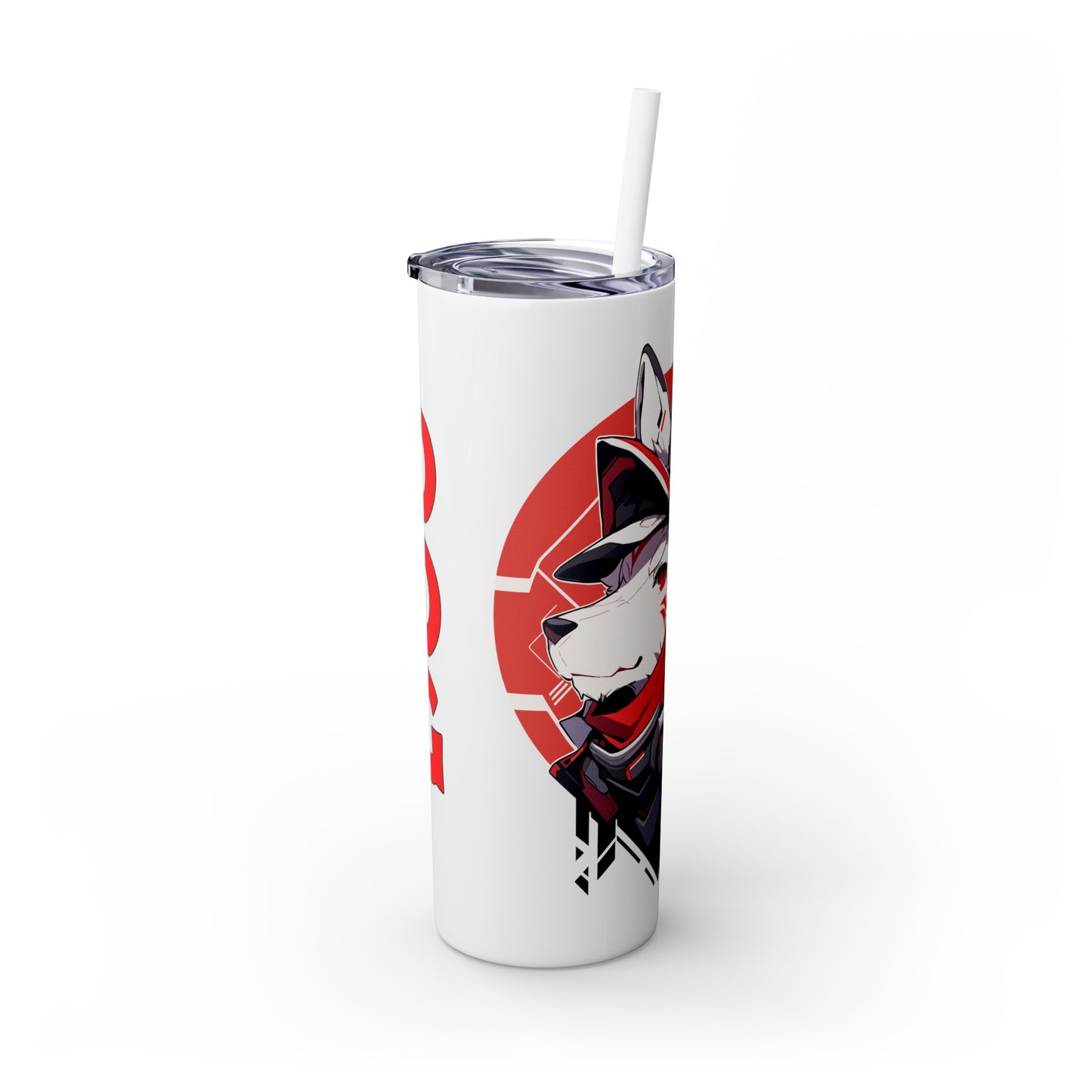 Mascot Logo, 20 Oz Tumbler, Stainless Steel, Leakproof T20-2405-Mascot-Dog-010