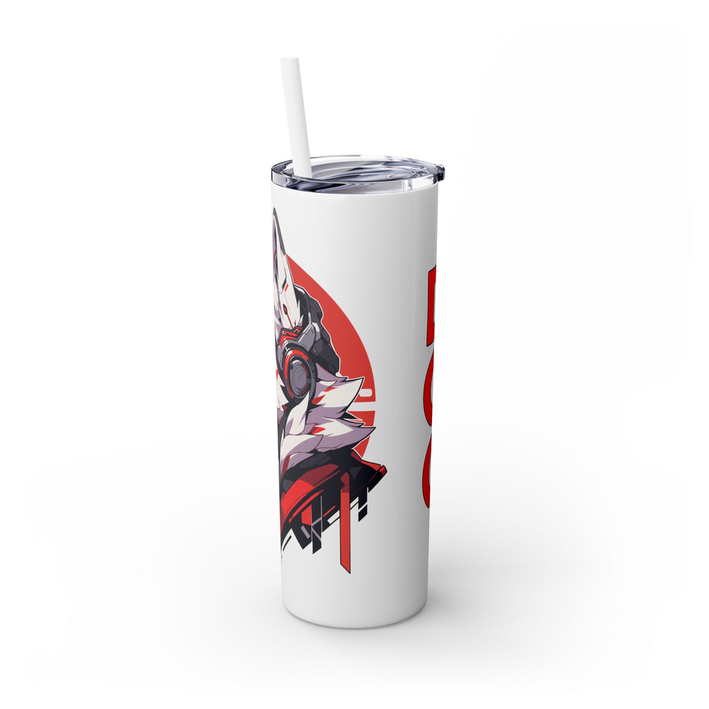 吉祥物标志，20盎司不锈钢杯，防漏 T20-2405-Mascot-Dog-010