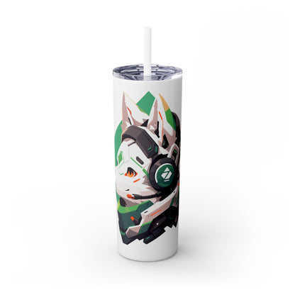 Mascot Logo, 20 Oz Tumbler, Stainless Steel, Leakproof T20-2405-Mascot-Dog-011