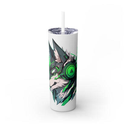 Mascot Logo, 20 Oz Tumbler, Stainless Steel, Leakproof T20-2405-Mascot-Dog-012