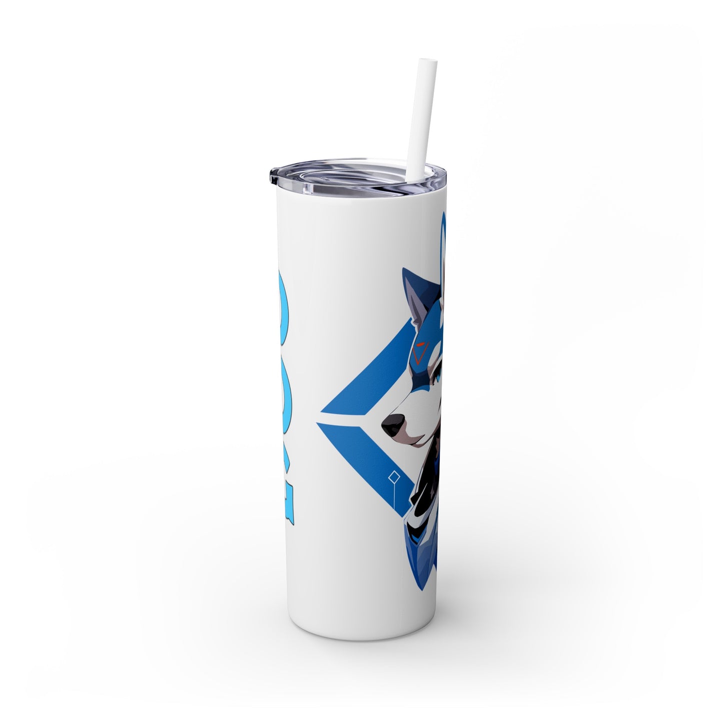 Mascot Logo, 20 Oz Tumbler, Stainless Steel, Leakproof T20-2405-Mascot-Dog-013