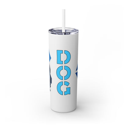 Mascot Logo, 20 Oz Tumbler, Stainless Steel, Leakproof T20-2405-Mascot-Dog-013