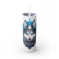 吉祥物标志，20盎司不锈钢杯，防漏 T20-2405-Mascot-Dog-014