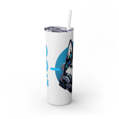 Mascot Logo, 20 Oz Tumbler, Stainless Steel, Leakproof T20-2405-Mascot-Dog-014