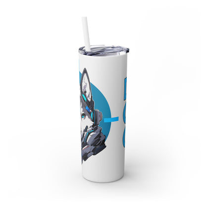 Mascot Logo, 20 Oz Tumbler, Stainless Steel, Leakproof T20-2405-Mascot-Dog-014