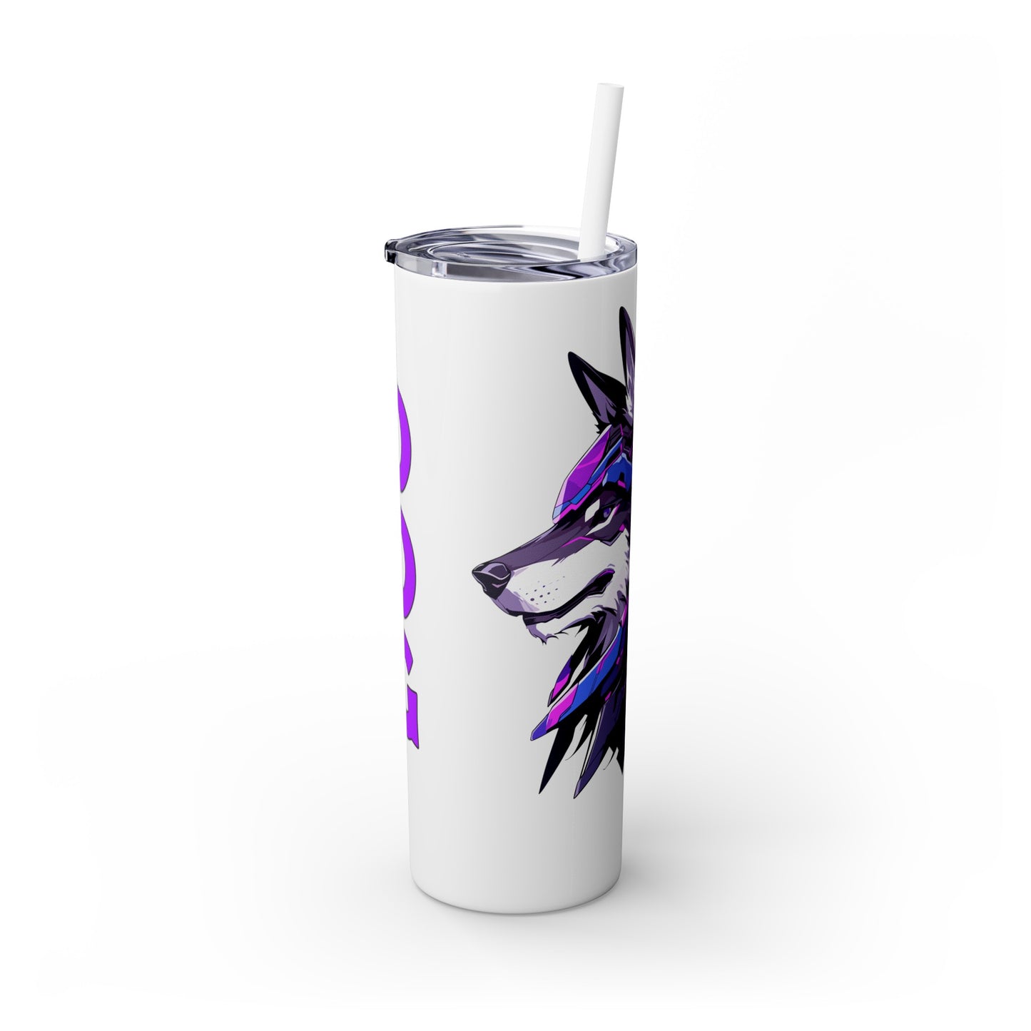 Mascot Logo, 20 Oz Tumbler, Stainless Steel, Leakproof T20-2405-Mascot-Dog-015