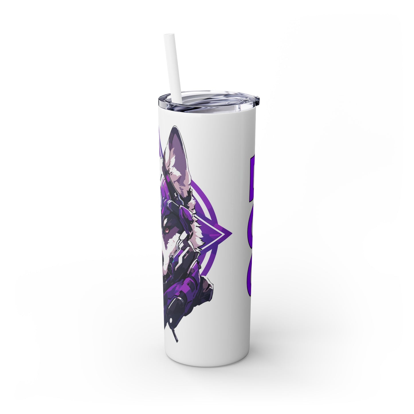 Mascot Logo, 20 Oz Tumbler, Stainless Steel, Leakproof T20-2405-Mascot-Dog-016