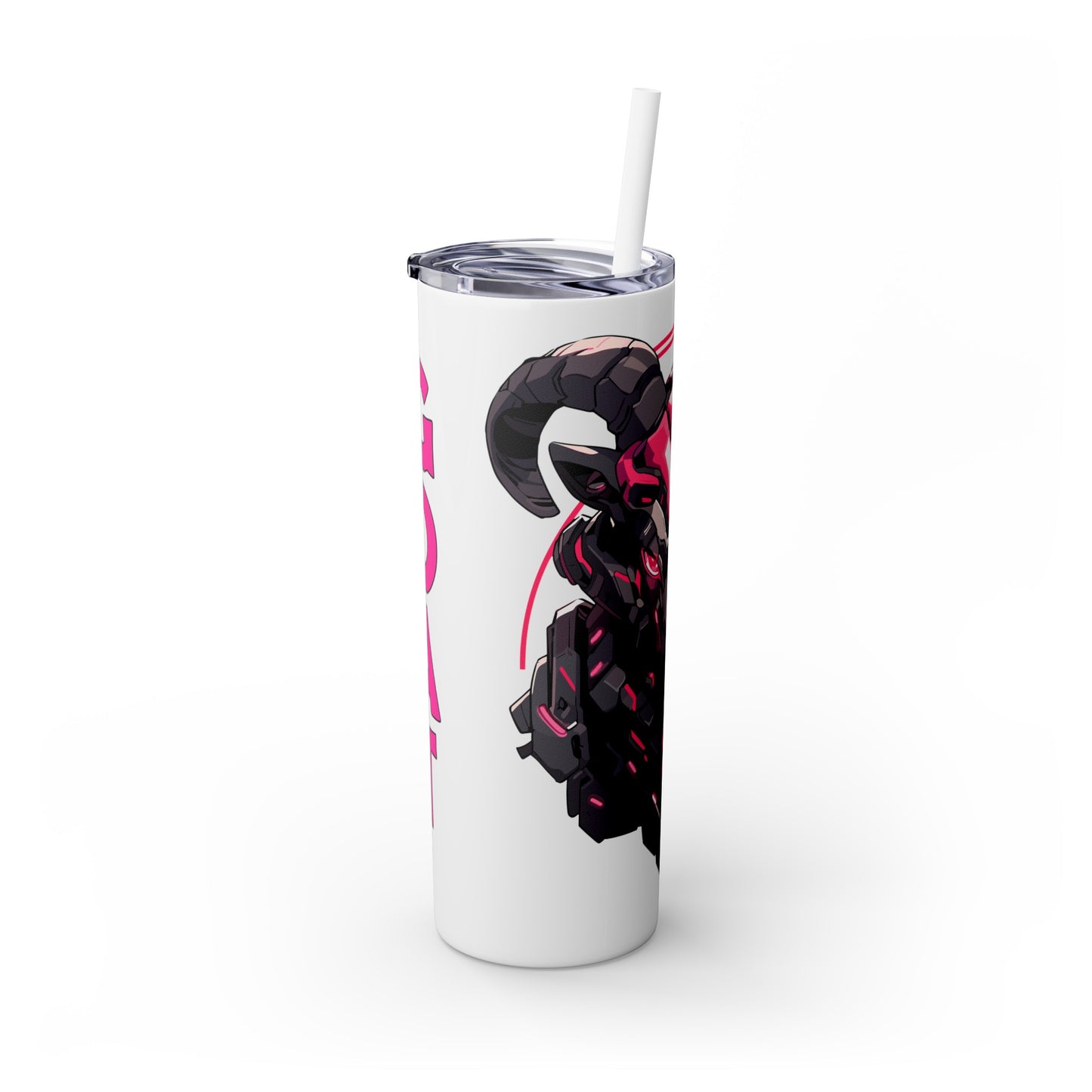 Mascot Logo, 20 Oz Tumbler, Stainless Steel, Leakproof T20-2405-Mascot-Goat-001