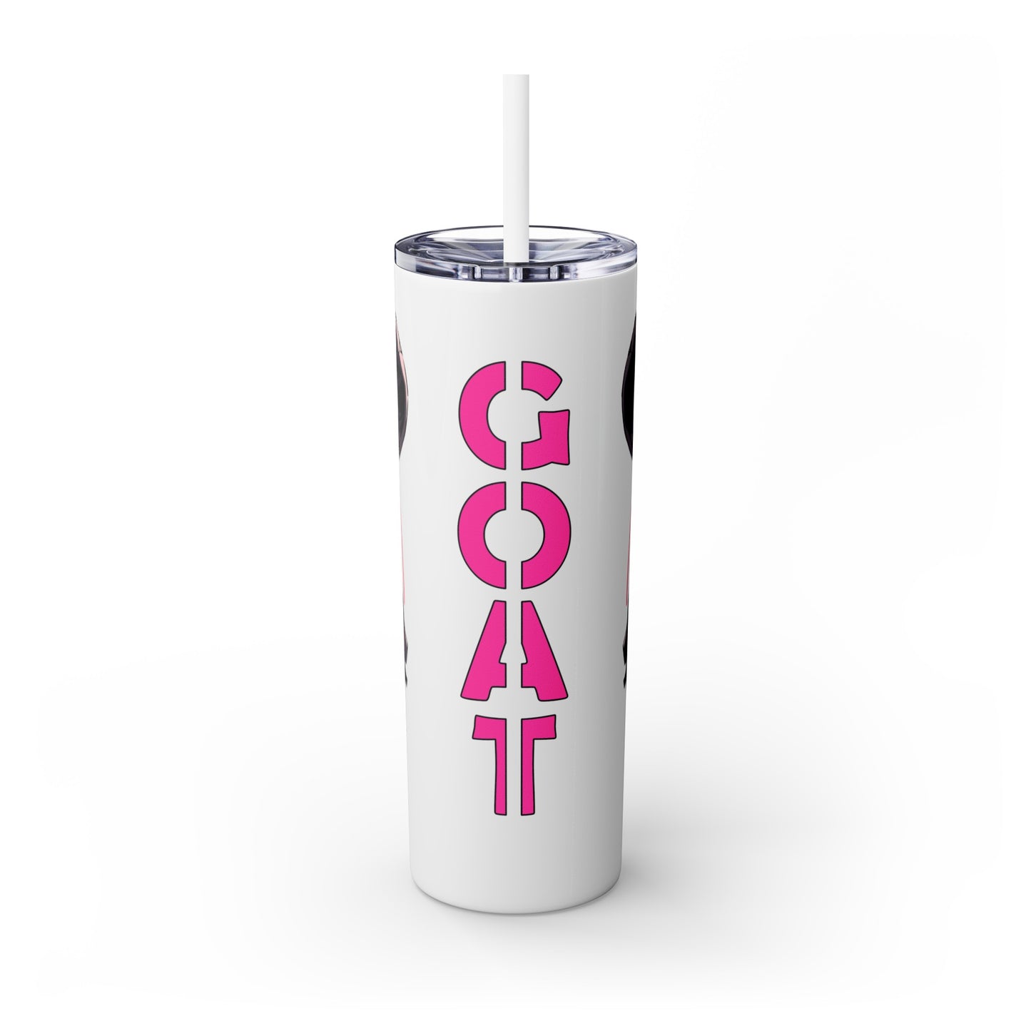 Mascot Logo, 20 Oz Tumbler, Stainless Steel, Leakproof T20-2405-Mascot-Goat-001