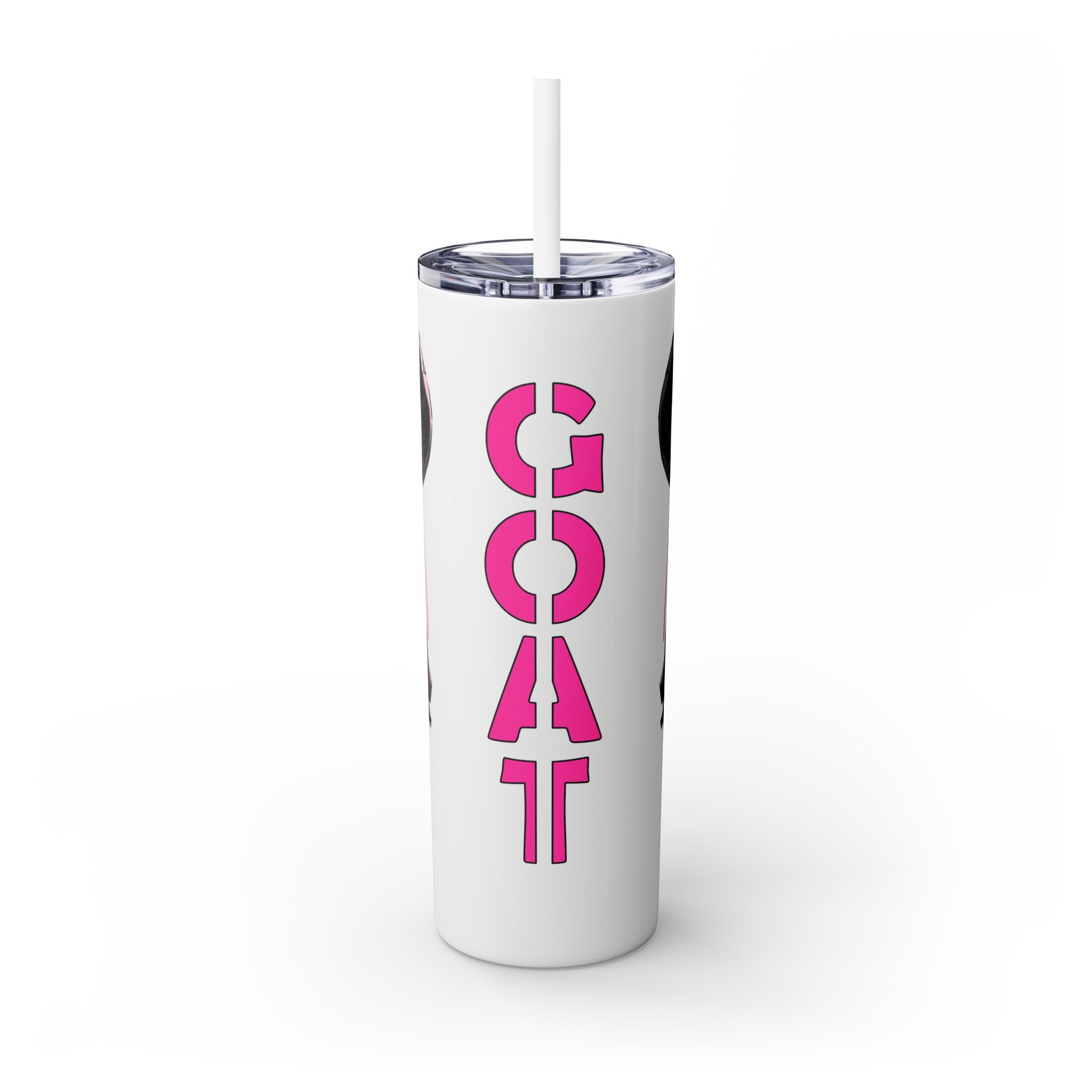 吉祥物标志，20盎司不锈钢防漏玻璃杯 T20-2405-Mascot-Goat-001
