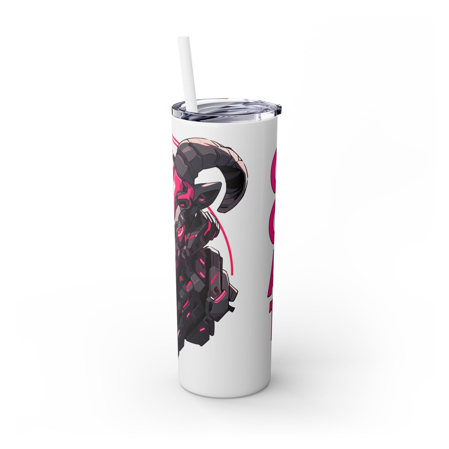 Mascot Logo, 20 Oz Tumbler, Stainless Steel, Leakproof T20-2405-Mascot-Goat-001