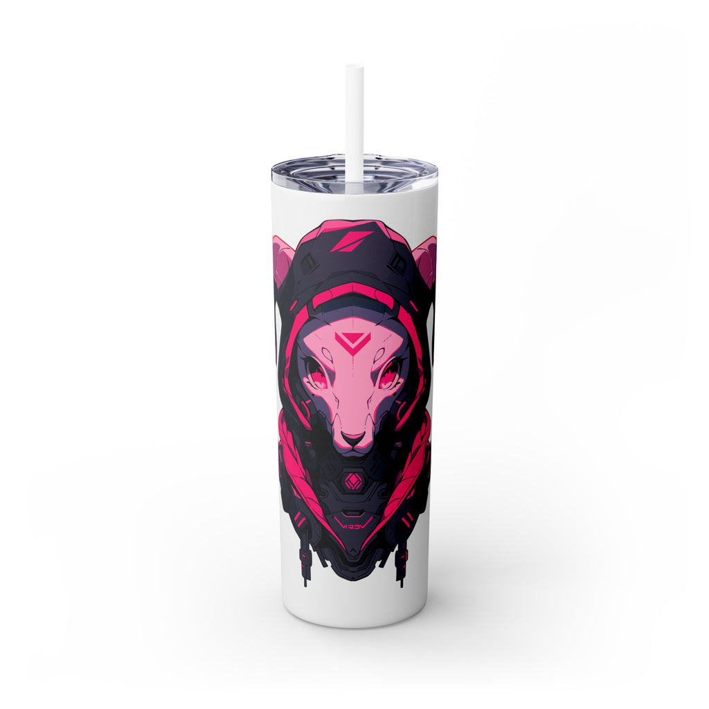 吉祥物标志，20盎司不锈钢防漏玻璃杯 T20-2405-Mascot-Goat-002