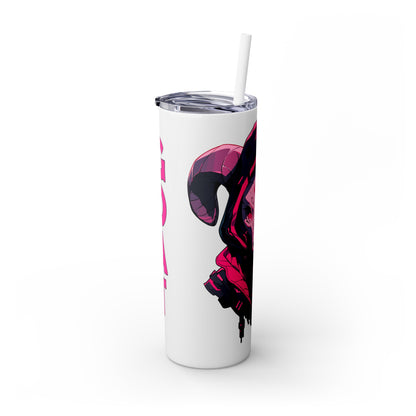 Mascot Logo, 20 Oz Tumbler, Stainless Steel, Leakproof T20-2405-Mascot-Goat-002