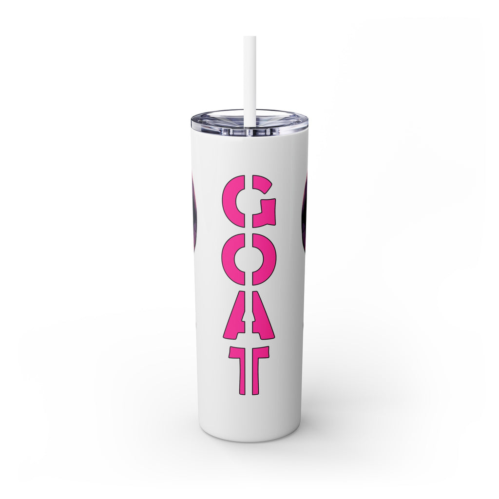 吉祥物标志，20盎司不锈钢防漏玻璃杯 T20-2405-Mascot-Goat-002