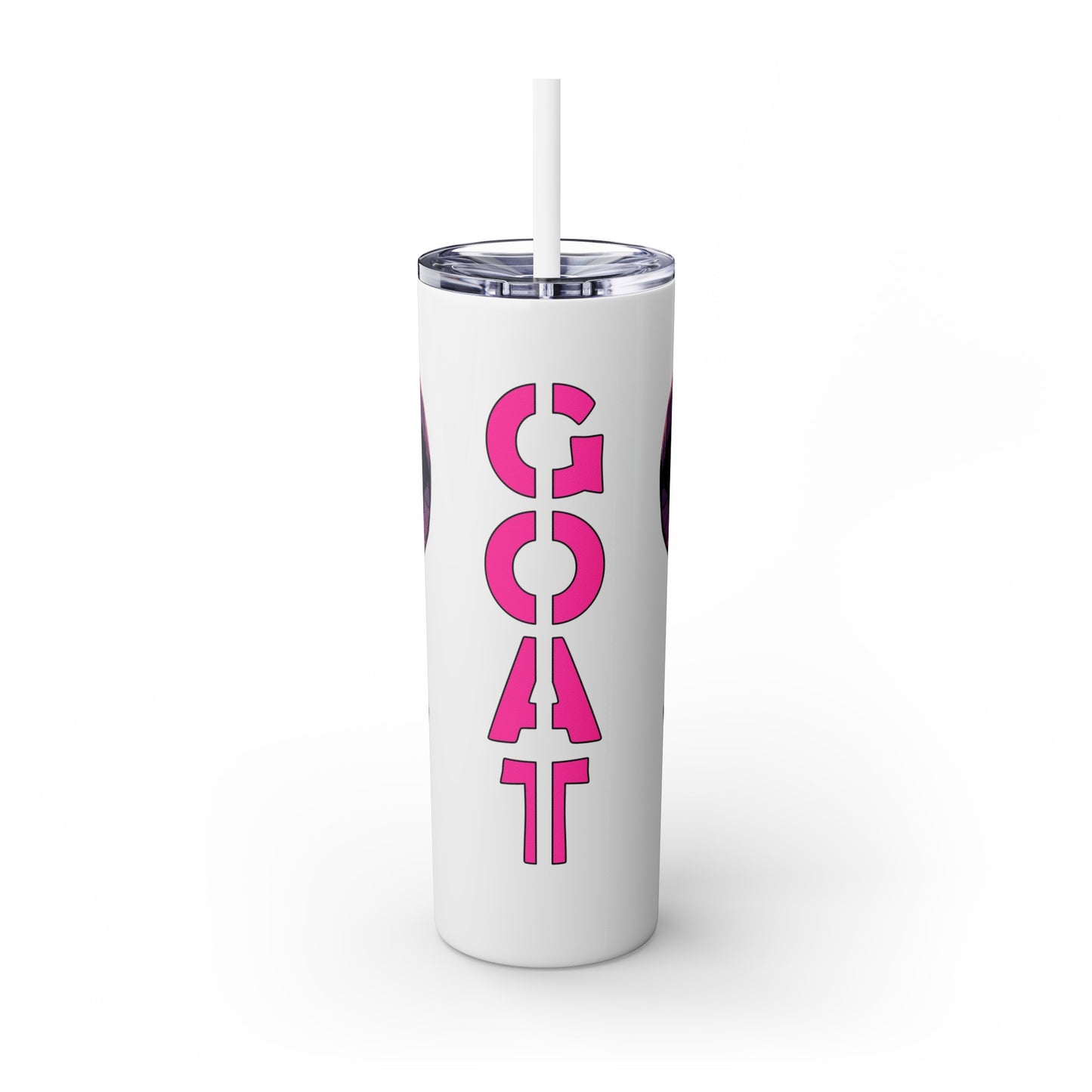 Mascot Logo, 20 Oz Tumbler, Stainless Steel, Leakproof T20-2405-Mascot-Goat-002