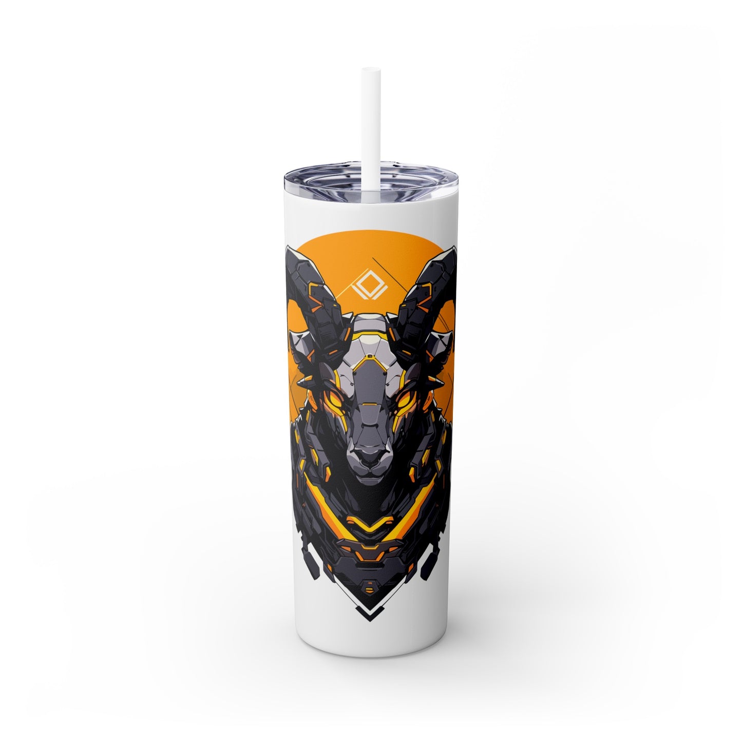 Mascot Logo, 20 Oz Tumbler, Stainless Steel, Leakproof T20-2405-Mascot-Goat-003