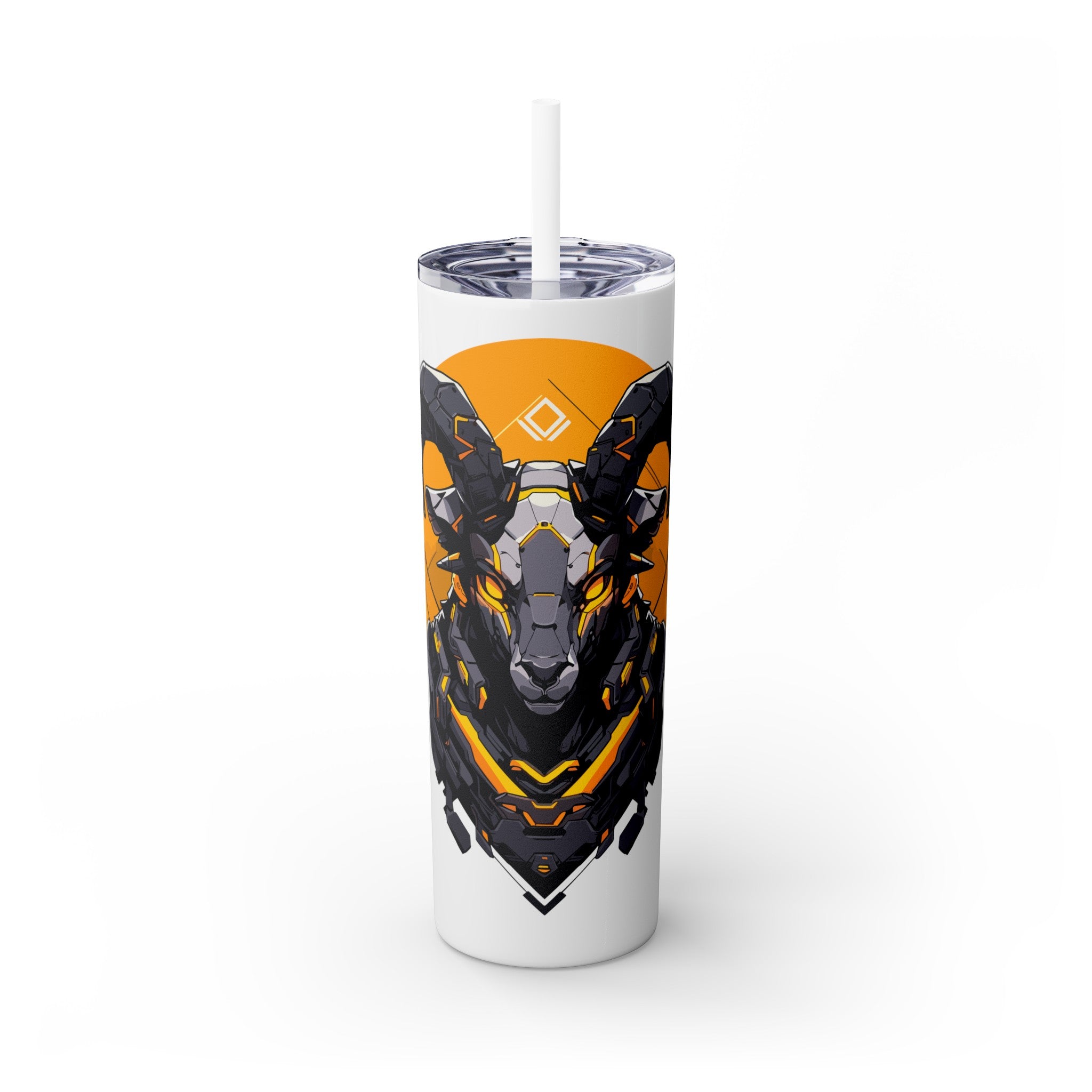 吉祥物标志，20盎司不锈钢防漏玻璃杯 T20-2405-Mascot-Goat-003