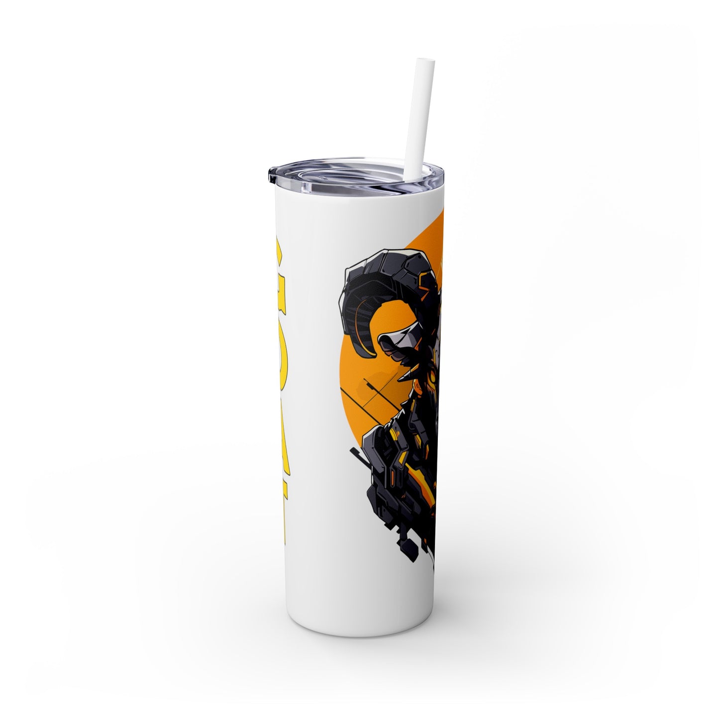 Mascot Logo, 20 Oz Tumbler, Stainless Steel, Leakproof T20-2405-Mascot-Goat-003