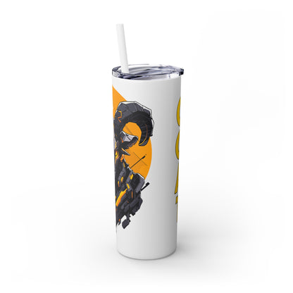 Mascot Logo, 20 Oz Tumbler, Stainless Steel, Leakproof T20-2405-Mascot-Goat-003