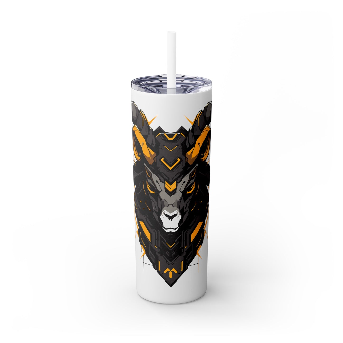 Mascot Logo, 20 Oz Tumbler, Stainless Steel, Leakproof T20-2405-Mascot-Goat-004