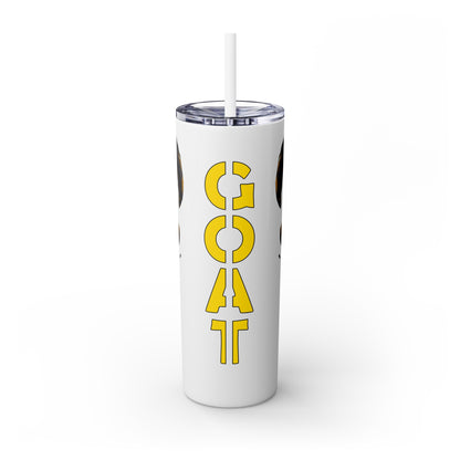 Mascot Logo, 20 Oz Tumbler, Stainless Steel, Leakproof T20-2405-Mascot-Goat-004