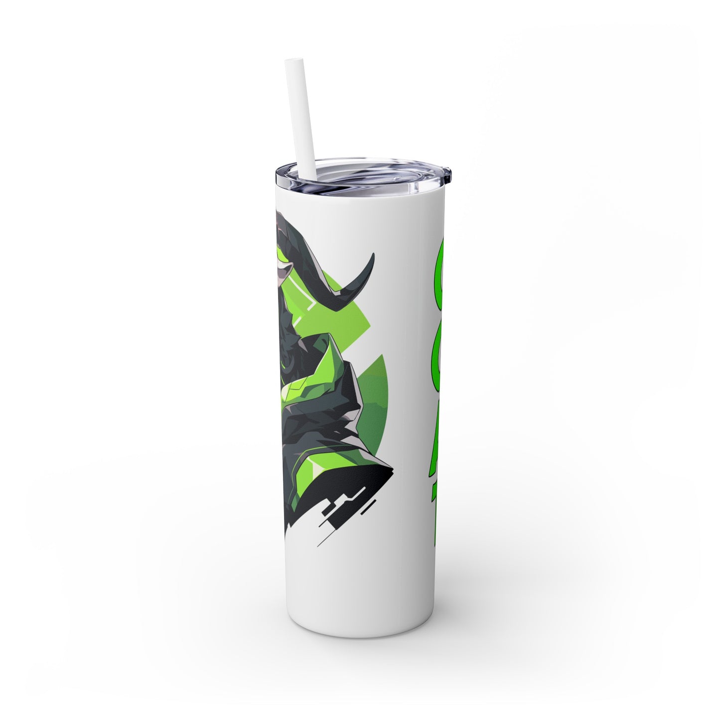 Mascot Logo, 20 Oz Tumbler, Stainless Steel, Leakproof T20-2405-Mascot-Goat-005