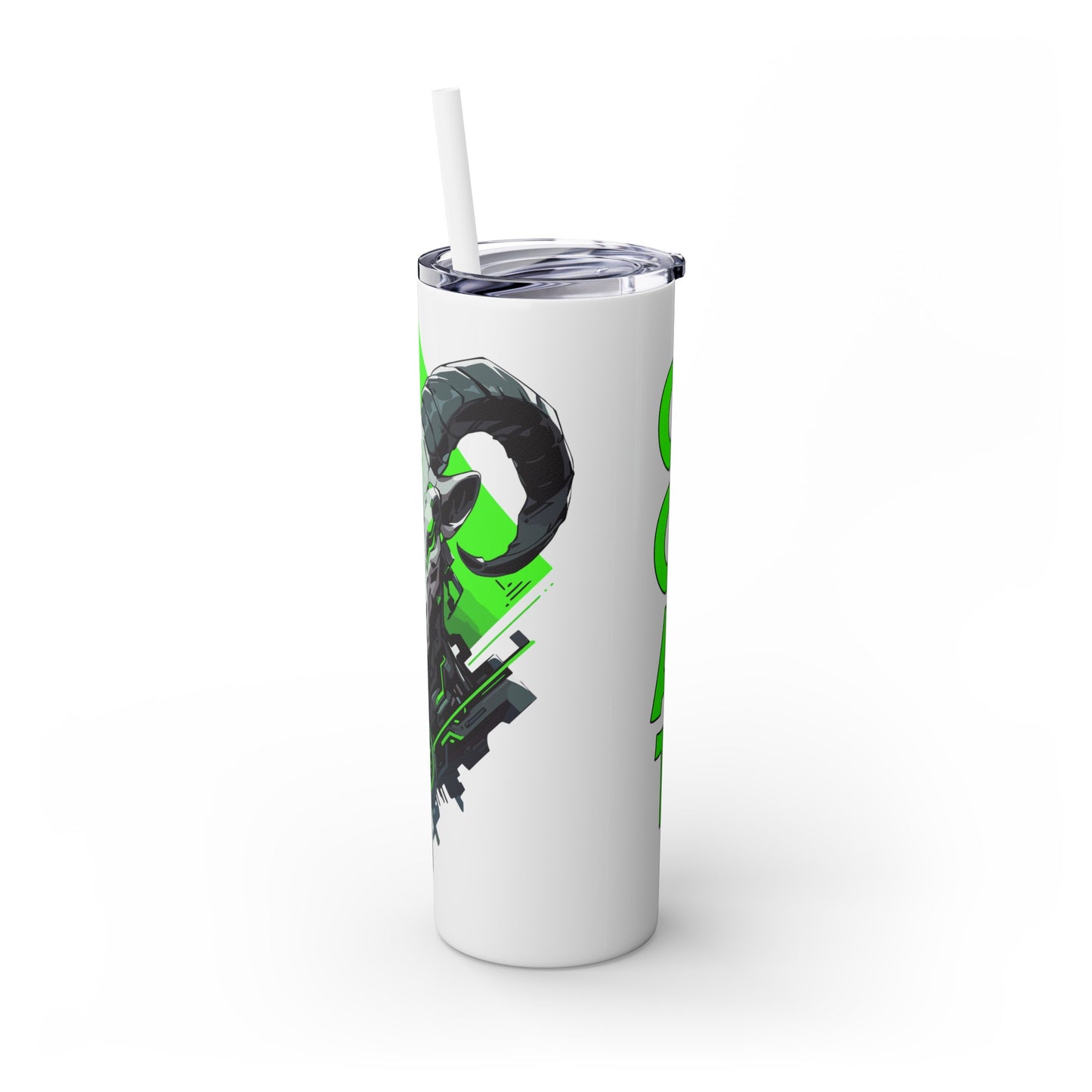 Mascot Logo, 20 Oz Tumbler, Stainless Steel, Leakproof T20-2405-Mascot-Goat-006