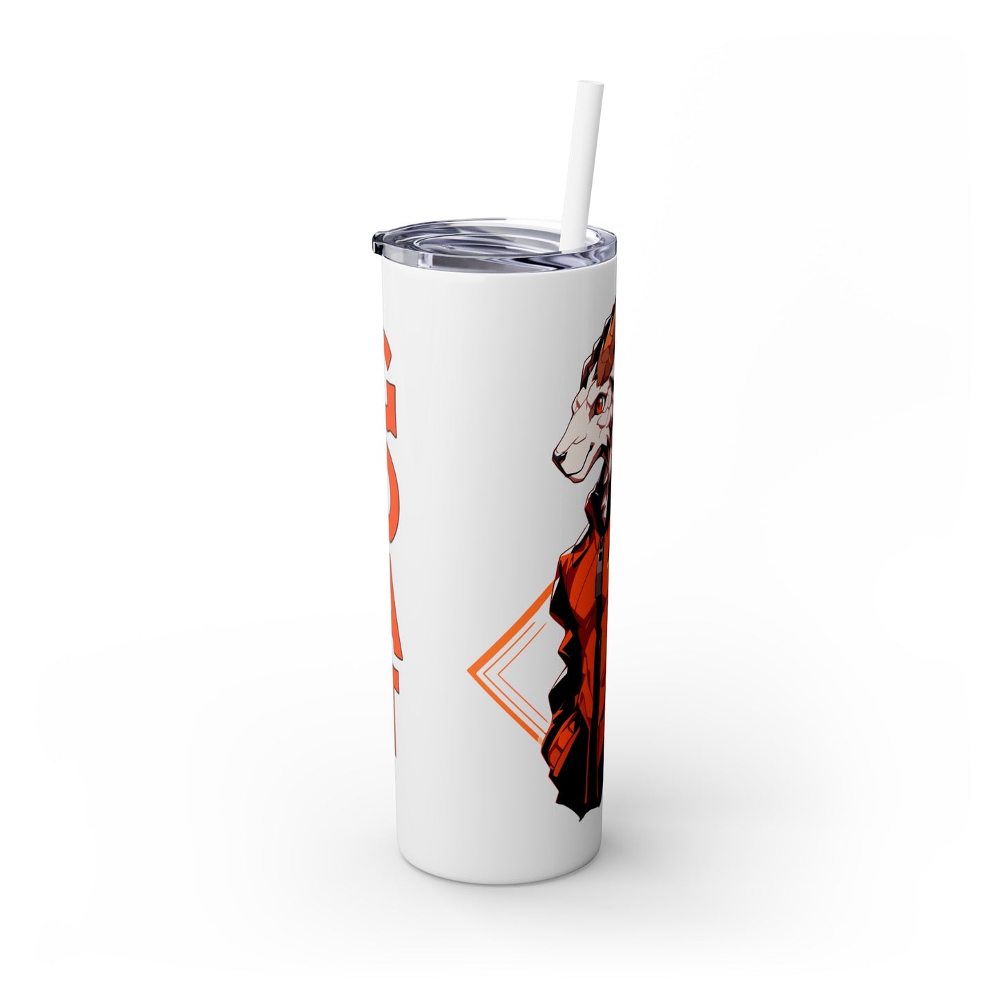 Mascot Logo, 20 Oz Tumbler, Stainless Steel, Leakproof T20-2405-Mascot-Goat-007