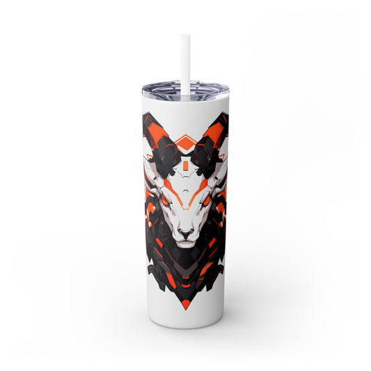 Mascot Logo, 20 Oz Tumbler, Stainless Steel, Leakproof T20-2405-Mascot-Goat-008