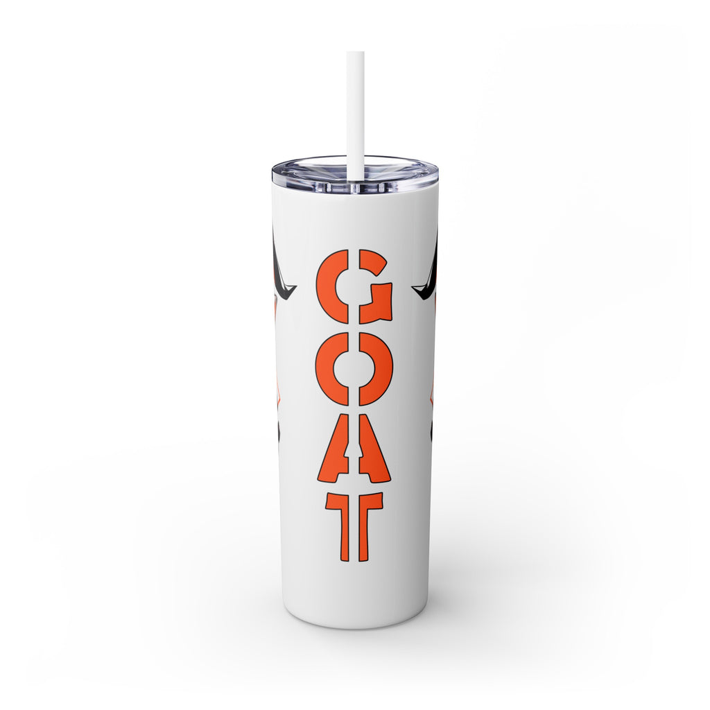 吉祥物标志，20盎司不锈钢防漏玻璃杯 T20-2405-Mascot-Goat-008