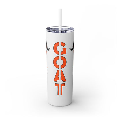 Mascot Logo, 20 Oz Tumbler, Stainless Steel, Leakproof T20-2405-Mascot-Goat-008