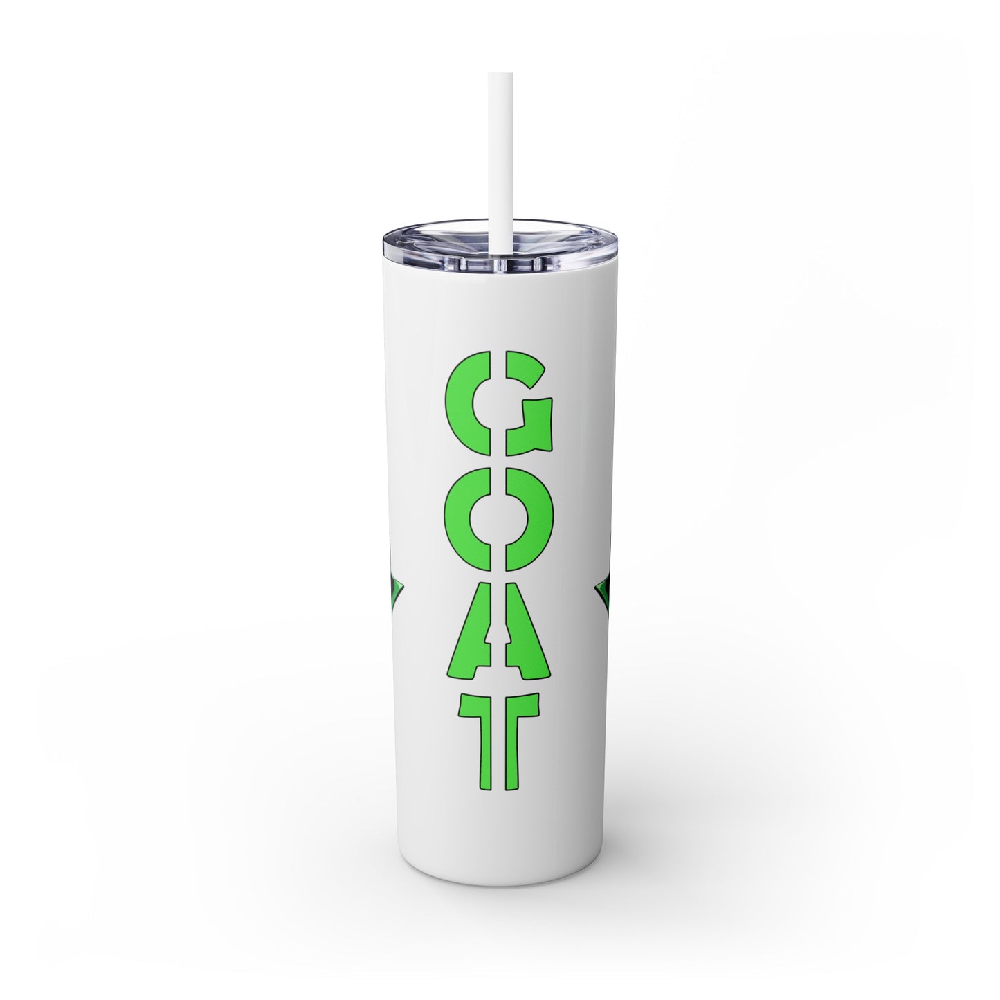 Mascot Logo, 20 Oz Tumbler, Stainless Steel, Leakproof T20-2405-Mascot-Goat-011