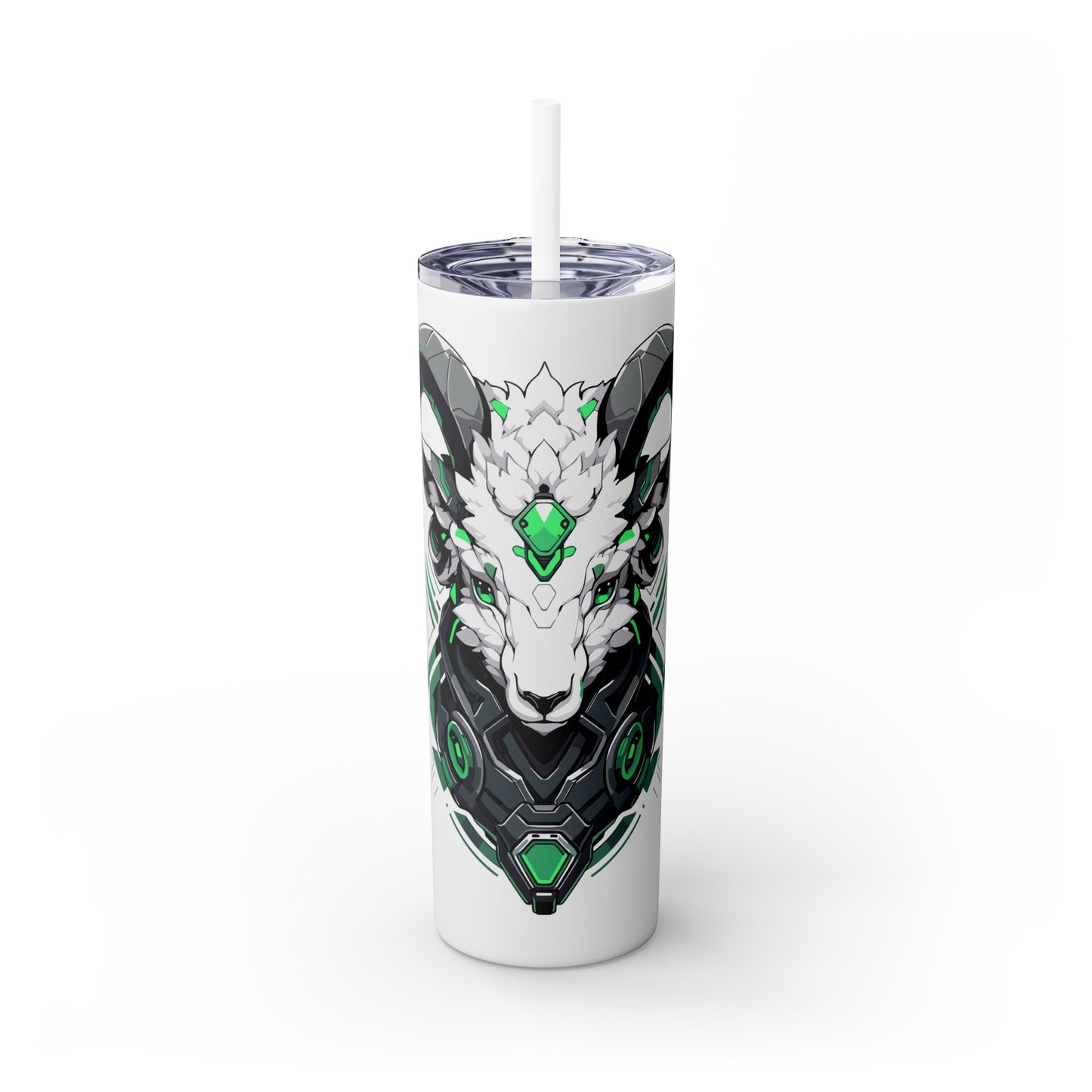 Mascot Logo, 20 Oz Tumbler, Stainless Steel, Leakproof T20-2405-Mascot-Goat-012