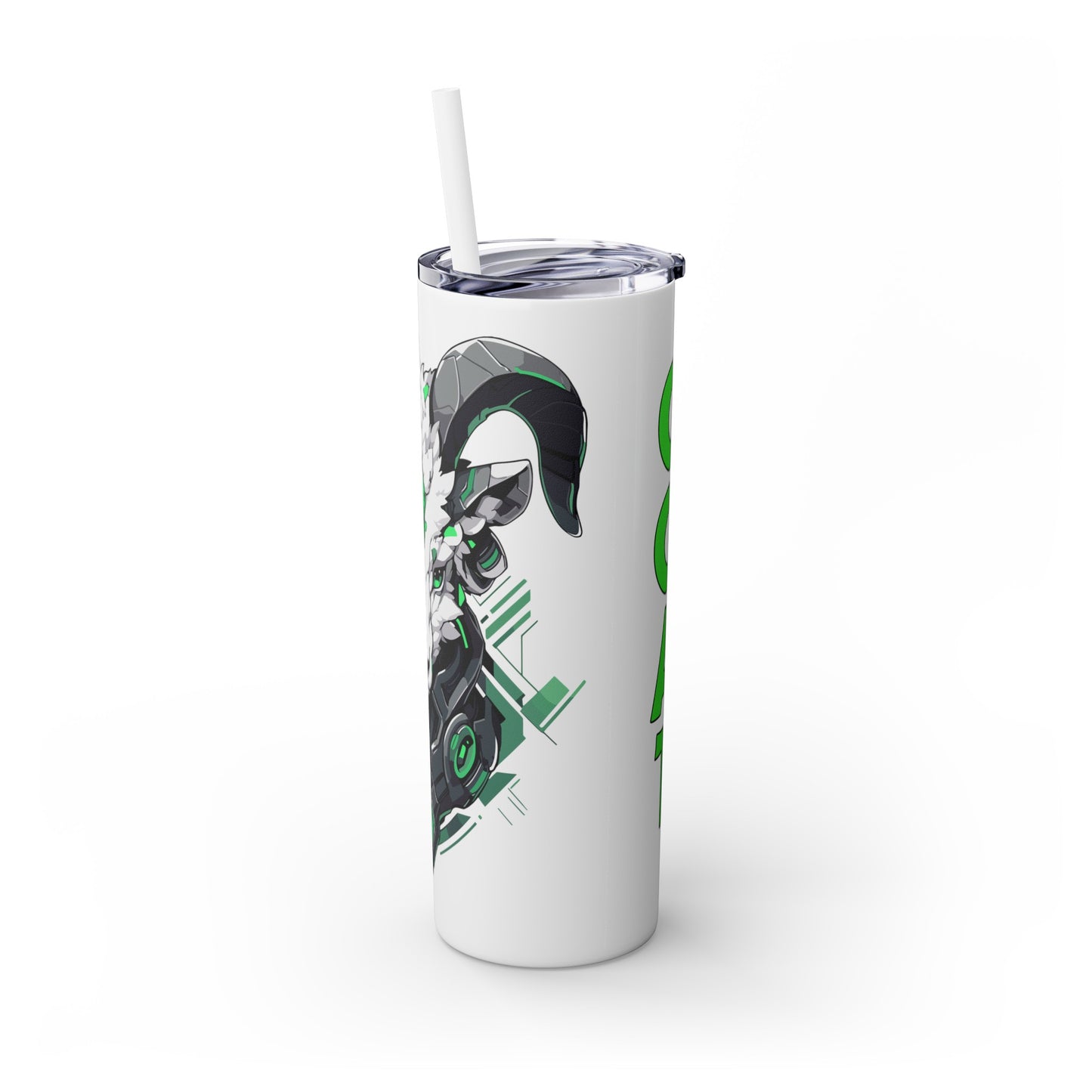 Mascot Logo, 20 Oz Tumbler, Stainless Steel, Leakproof T20-2405-Mascot-Goat-012