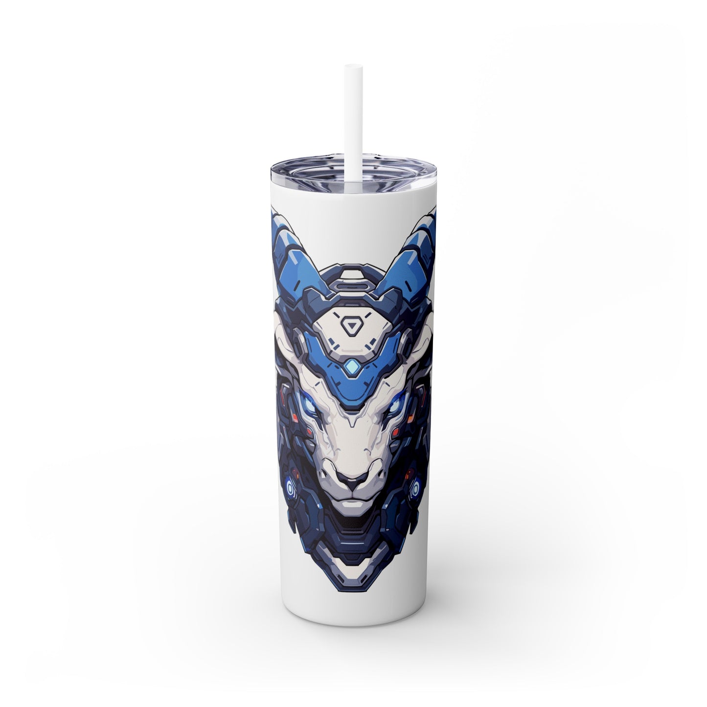 Mascot Logo, 20 Oz Tumbler, Stainless Steel, Leakproof T20-2405-Mascot-Goat-013