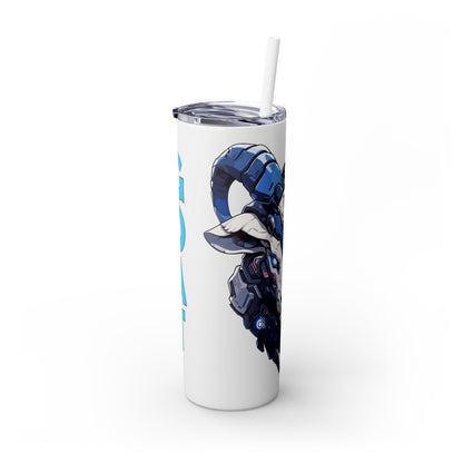 Mascot Logo, 20 Oz Tumbler, Stainless Steel, Leakproof T20-2405-Mascot-Goat-013