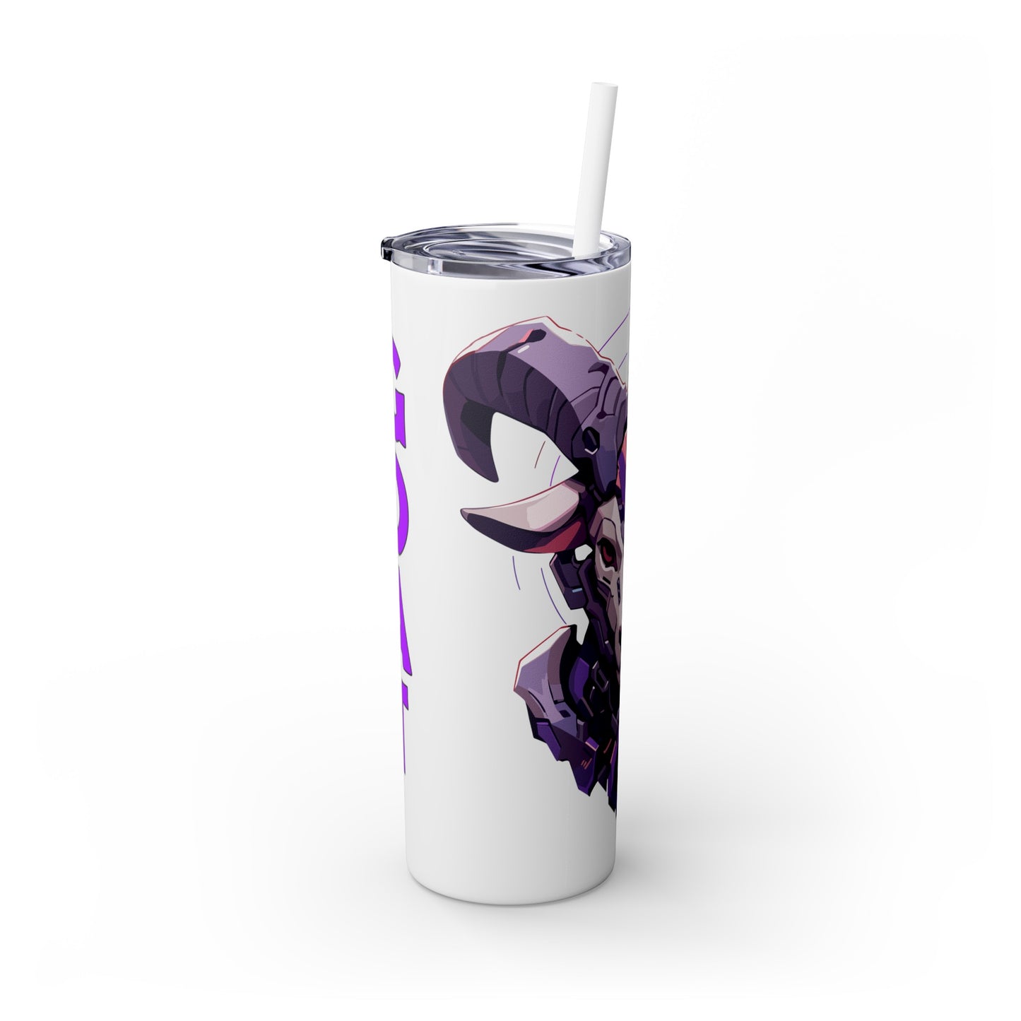 Mascot Logo, 20 Oz Tumbler, Stainless Steel, Leakproof T20-2405-Mascot-Goat-015