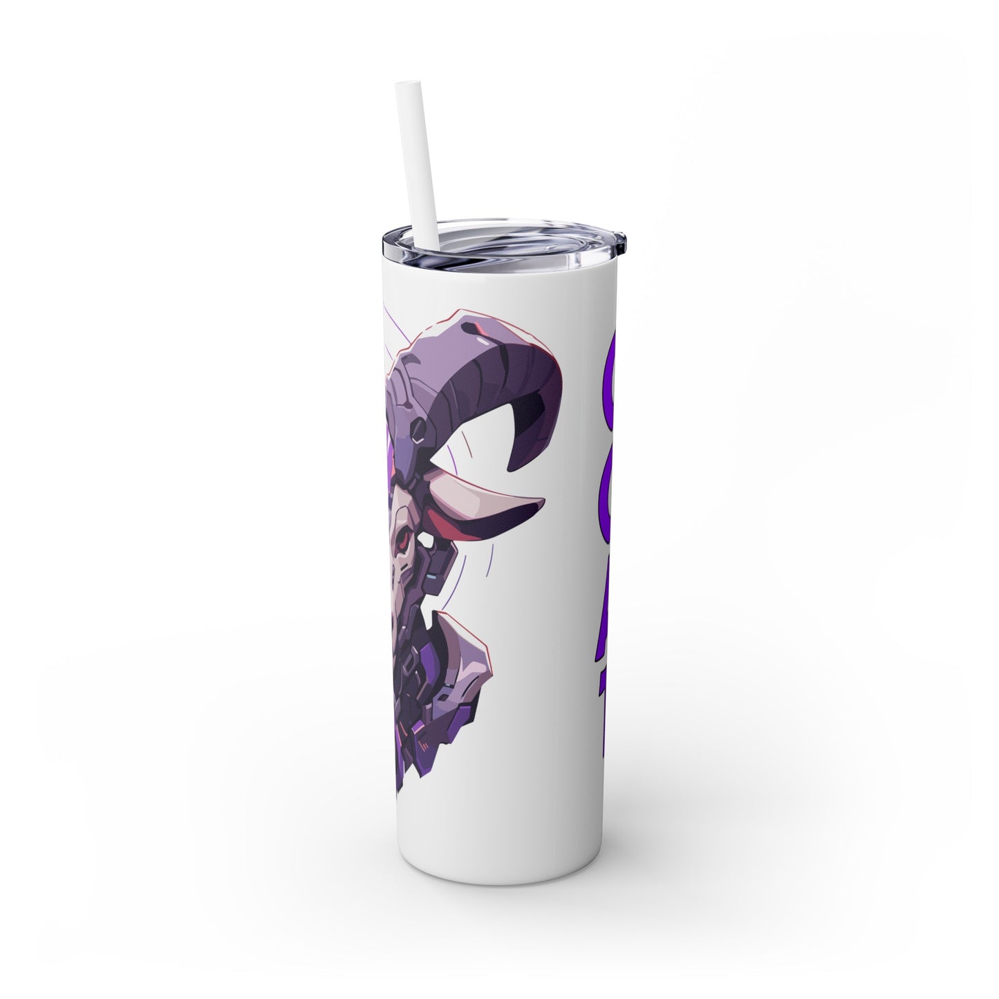 Mascot Logo, 20 Oz Tumbler, Stainless Steel, Leakproof T20-2405-Mascot-Goat-015