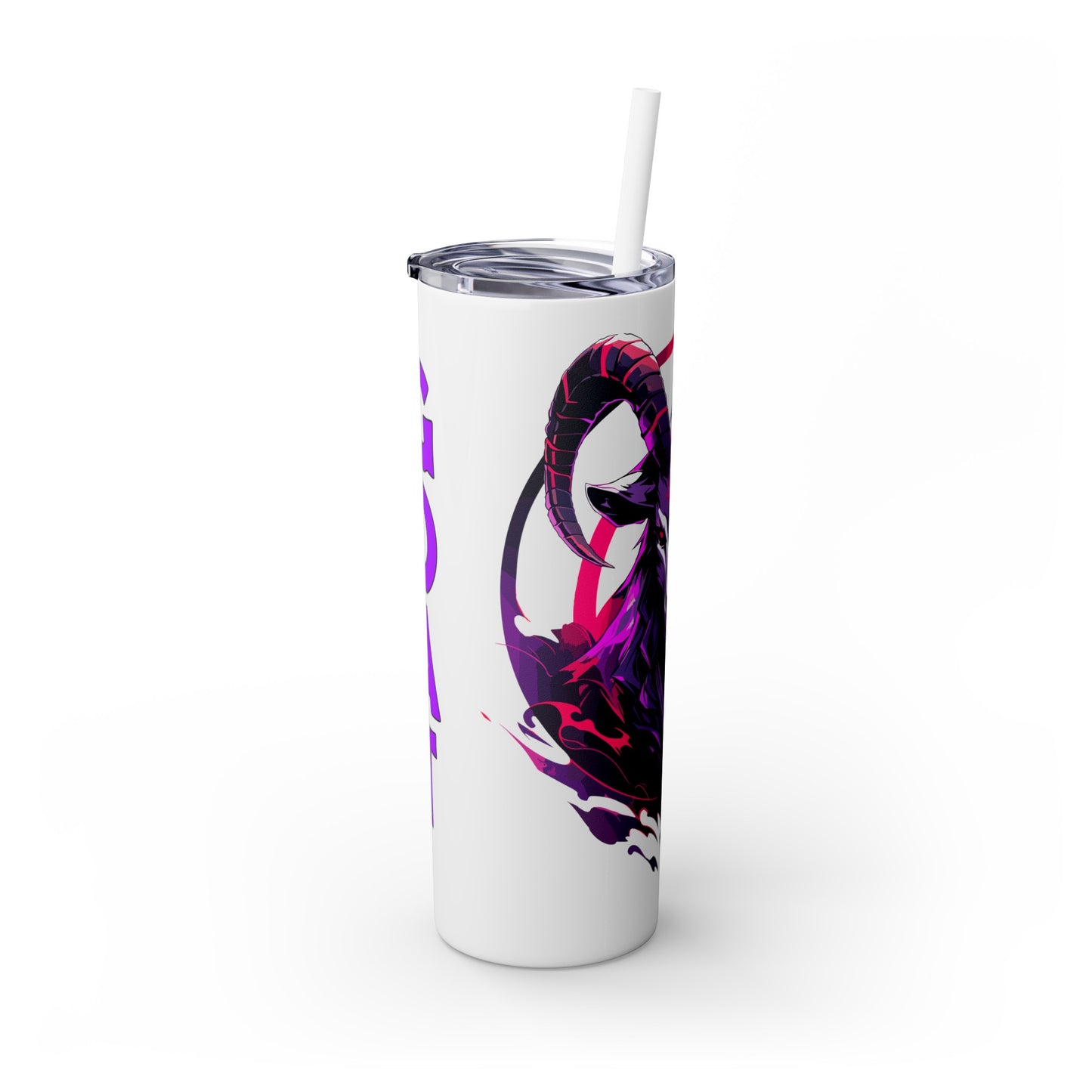 Mascot Logo, 20 Oz Tumbler, Stainless Steel, Leakproof T20-2405-Mascot-Goat-016