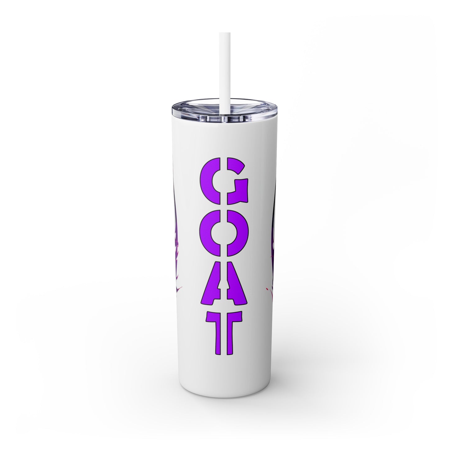 Mascot Logo, 20 Oz Tumbler, Stainless Steel, Leakproof T20-2405-Mascot-Goat-016