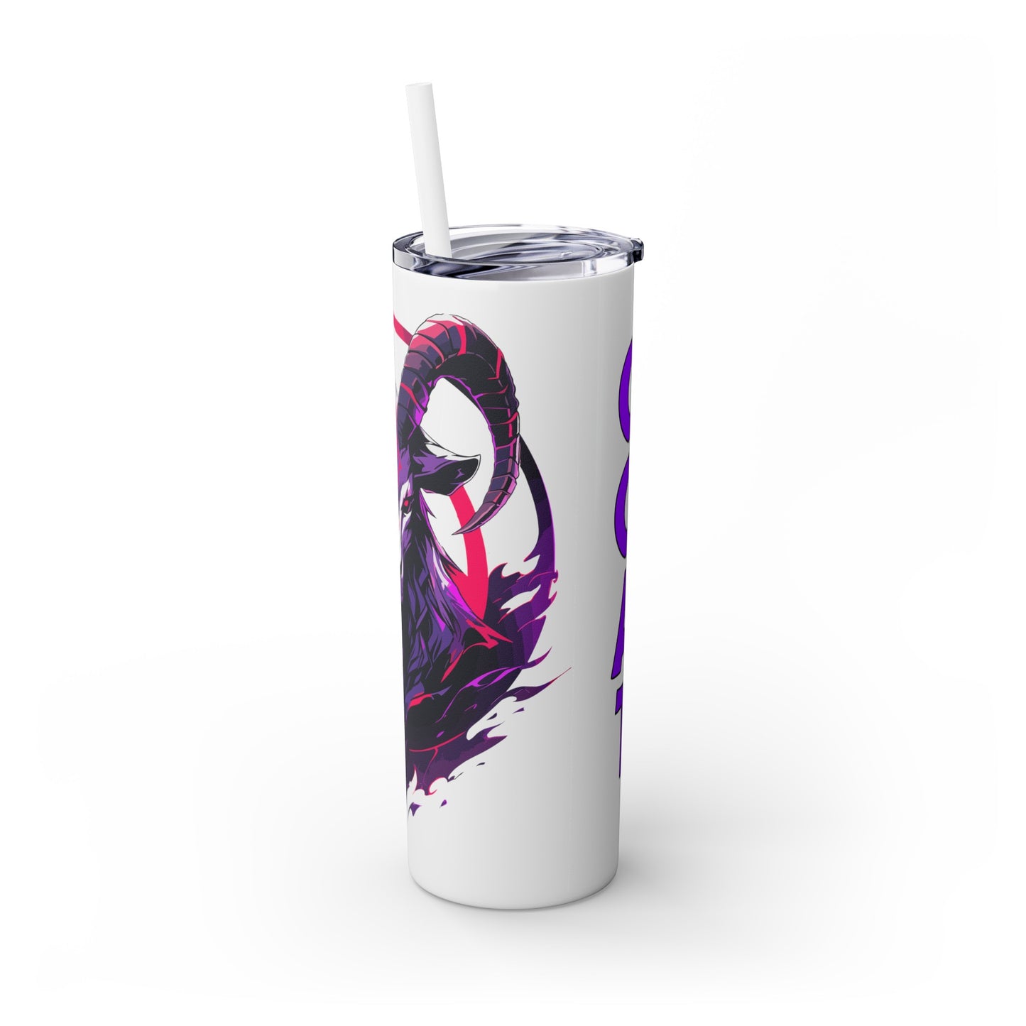 Mascot Logo, 20 Oz Tumbler, Stainless Steel, Leakproof T20-2405-Mascot-Goat-016