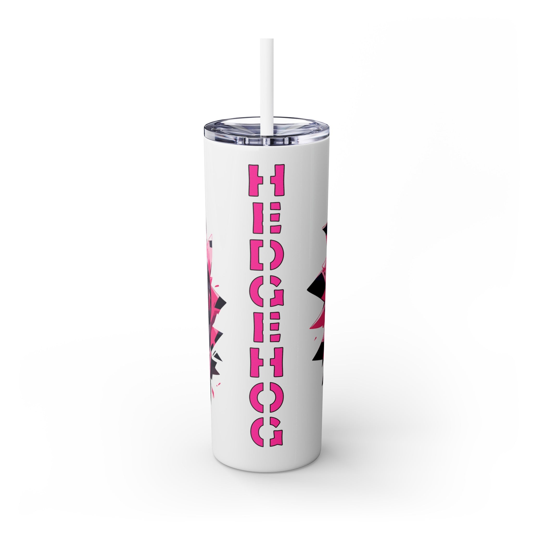 吉祥物标志，20盎司不锈钢防漏玻璃杯 T20-2405-Mascot-Hedgehog-002
