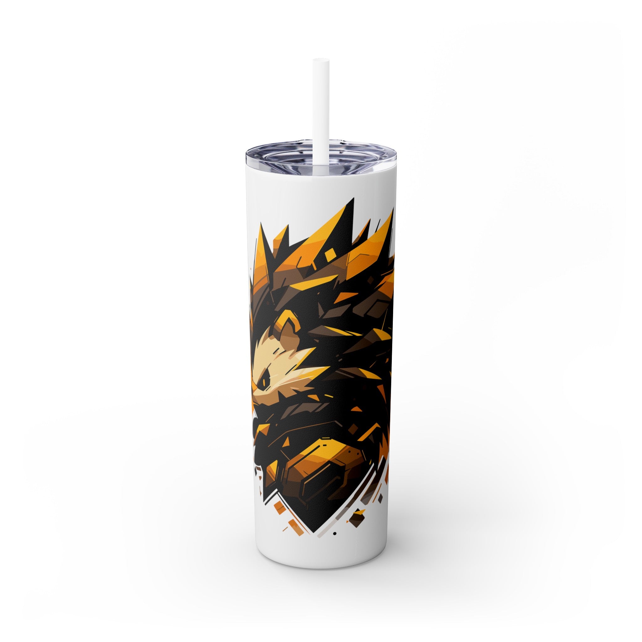 吉祥物标志，20盎司不锈钢防漏玻璃杯 T20-2405-Mascot-Hedgehog-003
