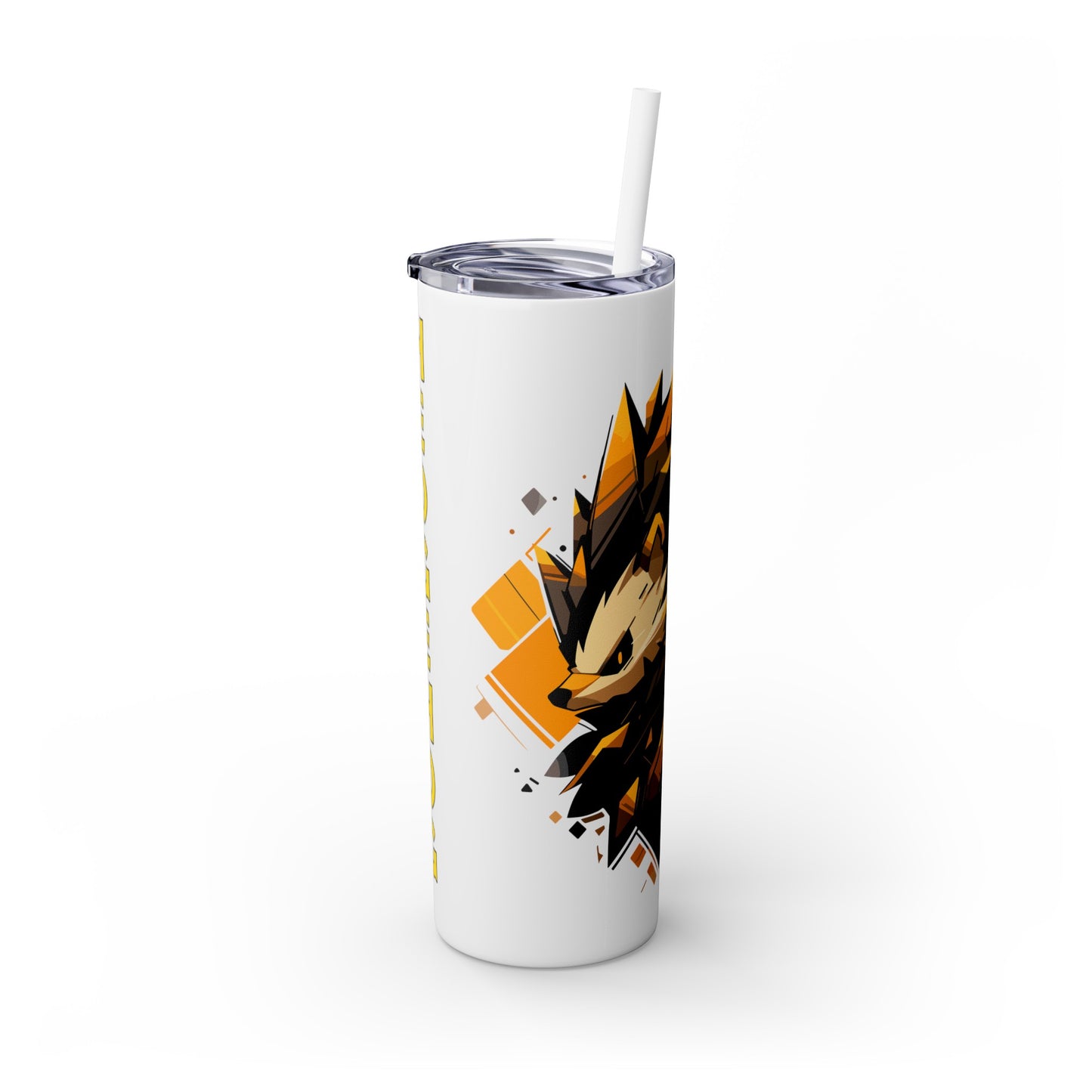 Mascot Logo, 20 Oz Tumbler, Stainless Steel, Leakproof T20-2405-Mascot-Hedgehog-003