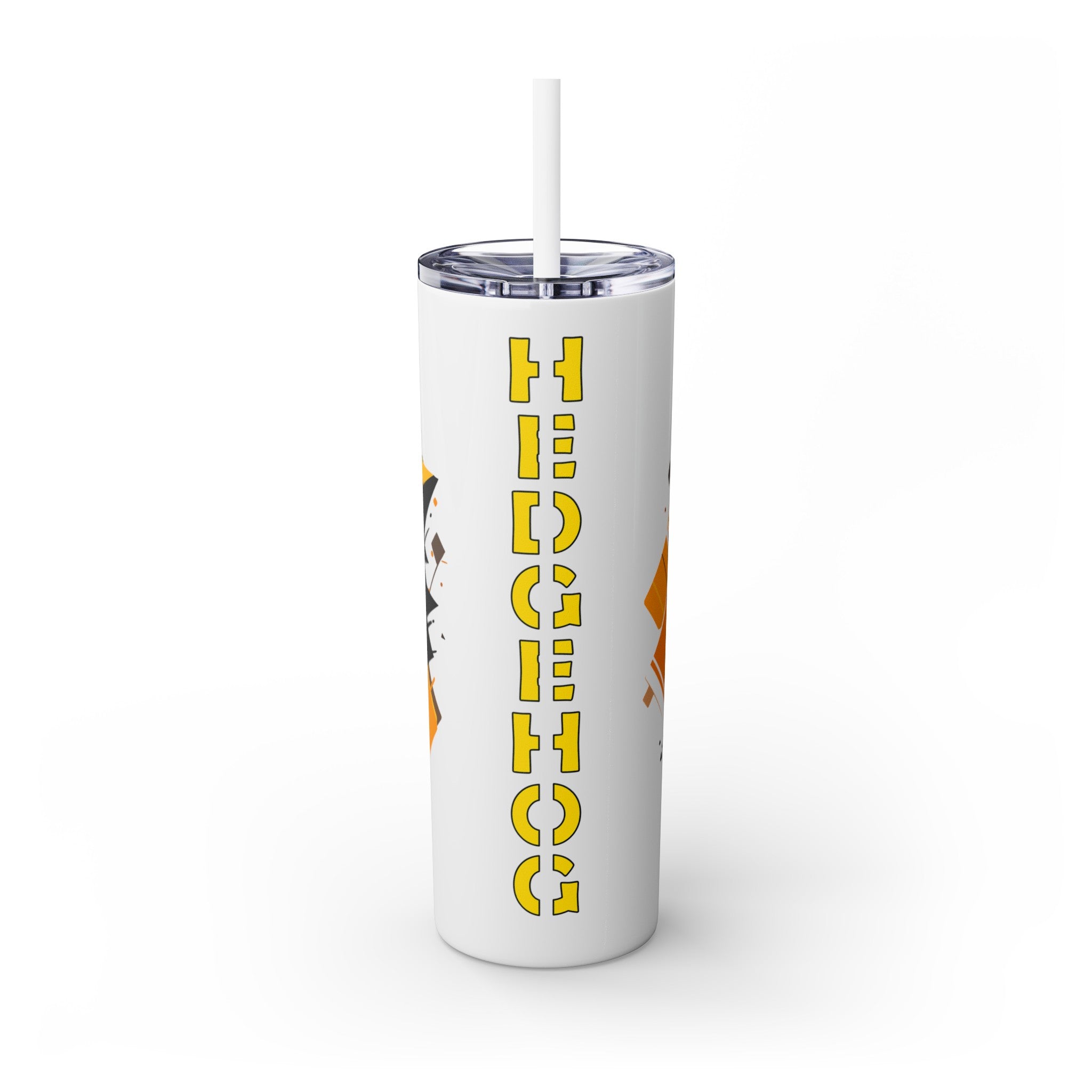 吉祥物标志，20盎司不锈钢防漏玻璃杯 T20-2405-Mascot-Hedgehog-003