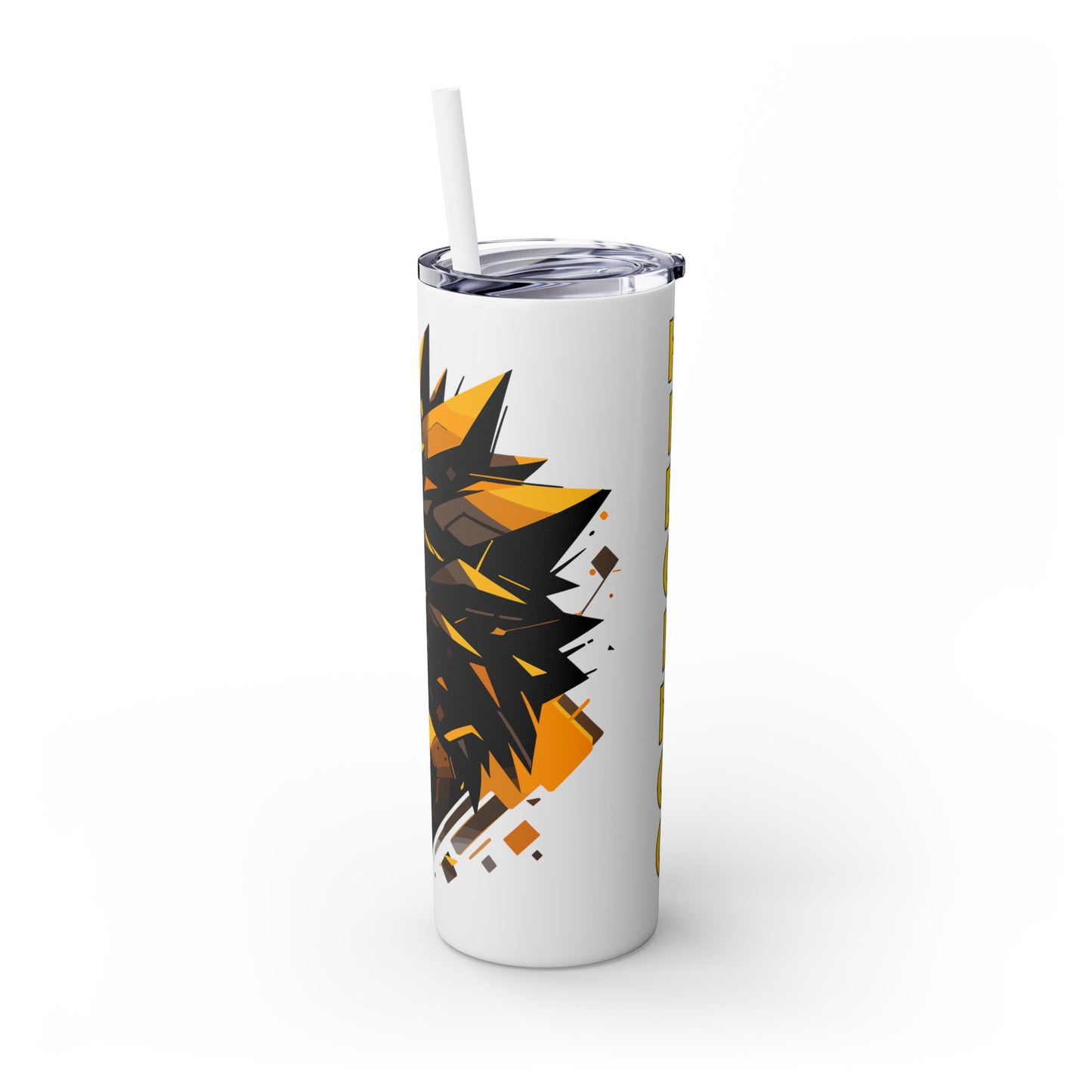 Mascot Logo, 20 Oz Tumbler, Stainless Steel, Leakproof T20-2405-Mascot-Hedgehog-003