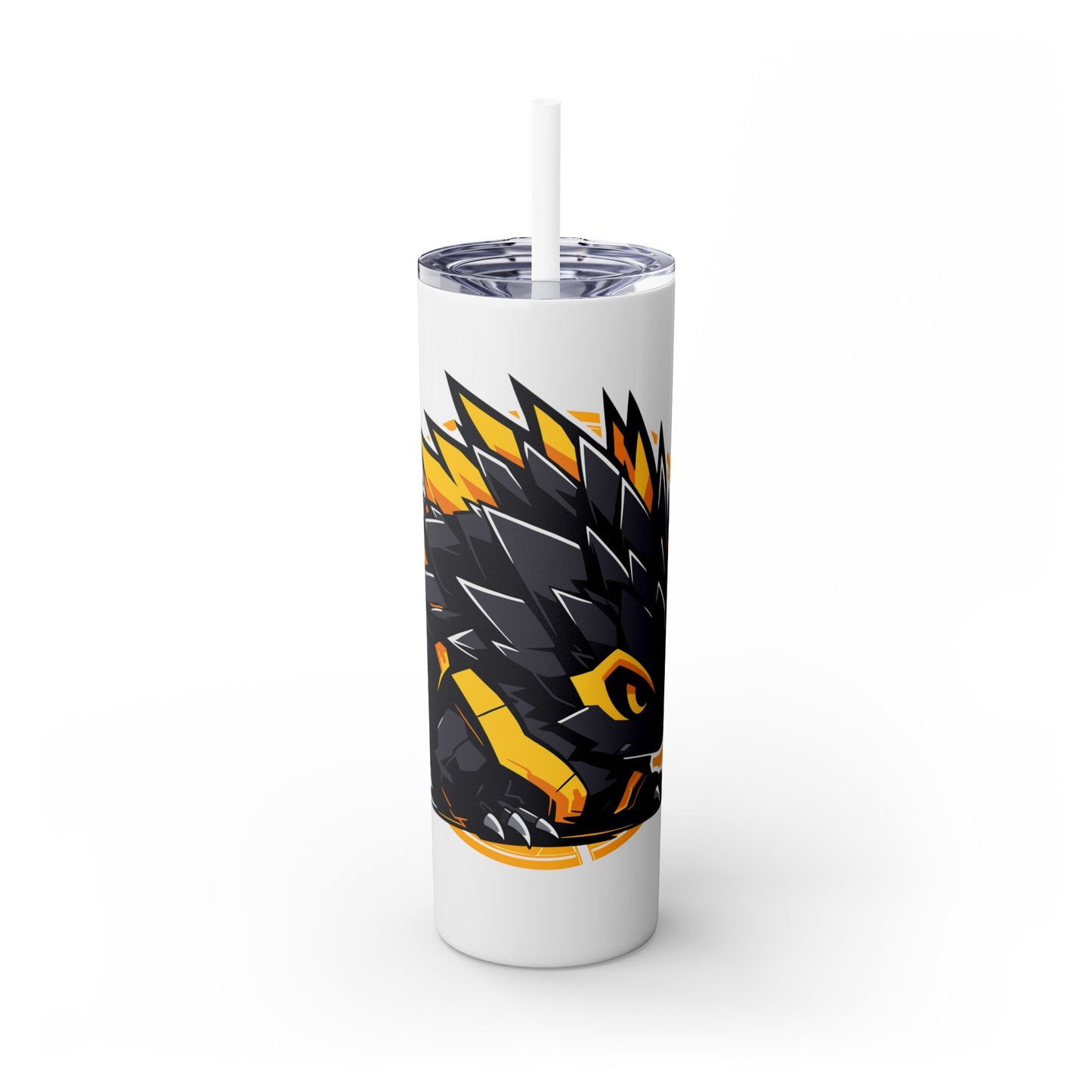 Mascot Logo, 20 Oz Tumbler, Stainless Steel, Leakproof T20-2405-Mascot-Hedgehog-004